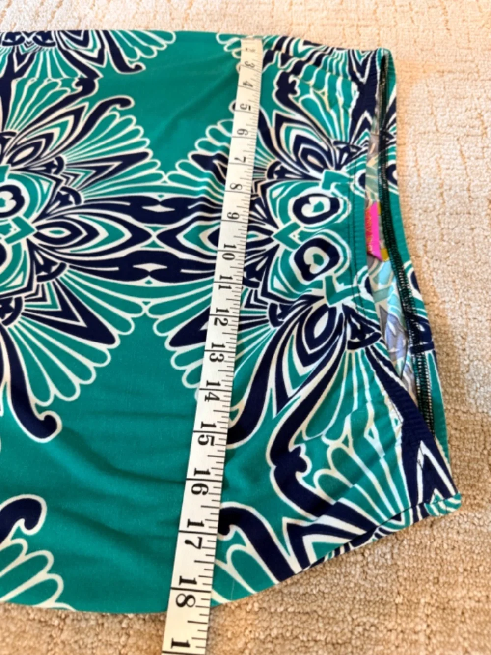 Sunny Leigh jersey geometric skirt